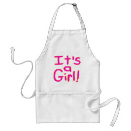Es ist ein Mädchen! Schürze