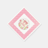 Es ist ein Mädchen Serviette (Ecke)