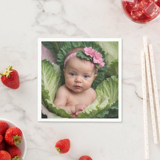 Es ist ein Mädchen Serviette (Beispiel)