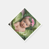 Es ist ein Mädchen Serviette (Ecke)