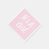 Es ist ein Mädchen Serviette (Ecke)