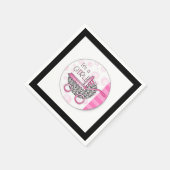 Es ist ein Mädchen Serviette (Ecke)