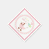 Es ist ein Mädchen Serviette (Ecke)