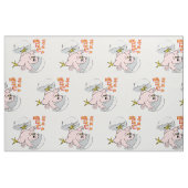 Es ist ein Mädchen! Stoff (Fat Quarter (45,7 x 55,9 cm))