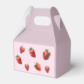 Es ist ein Mädchen Strawberry Babydusche Geschenkschachtel (Rückseite)
