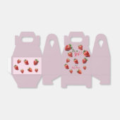 Es ist ein Mädchen Strawberry Babydusche Geschenkschachtel (Ungefaltet)