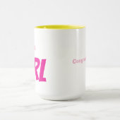Es ist ein Mädchen Tasse (Zentrum)