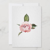 Es ist ein Mädchen - Tea Party Babydusche Einladun Einladung (Rückseite)