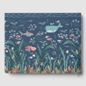 Es ist ein Mädchen unter der Meereskorallendusche Gästebuch (Rückseite)