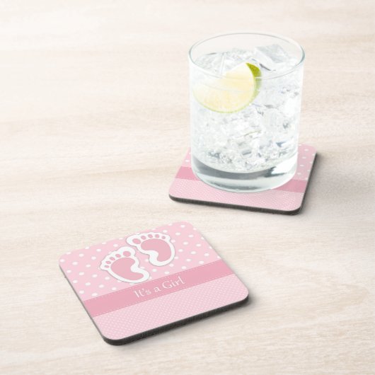 Es ist ein Mädchen Untersetzer (Rechte Seite)