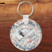 ES IST EIN MÄDCHENSTYLEDBYREALER SCHLÜSSELANHÄNGER (Rückseite)