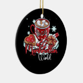 Es ist ein Marshmallow World Frohe Weihnachts heiß Keramik Ornament (Rechts)