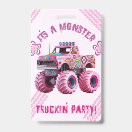 Es ist ein Monster Truckin' Party Custom Foto Ausweis
