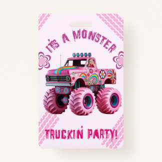Es ist ein Monster Truckin' Party Custom Foto Ausweis