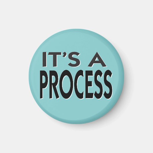 Es ist ein motivierend Slogan des Prozesses Magnet (Vorne)