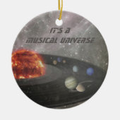 Es ist ein musikalisches Universum Keramik Ornament (Vorne)