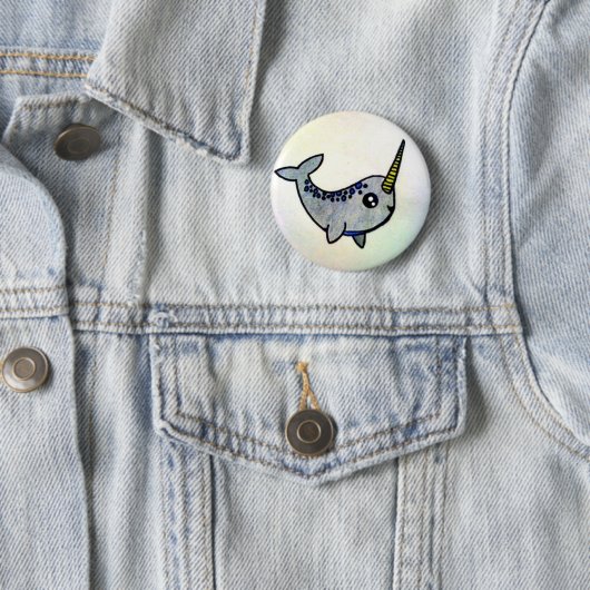 Es ist ein Narwhal! Button (Beispiel)