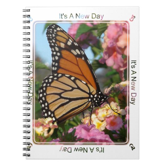 Es ist ein neuer Tag (Monarchschmetterling) Notizblock (Vorderseite)