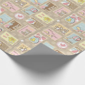 Es ist ein Niedlicher kleiner Bär für Mädchen Geschenkpapier (Ecke)