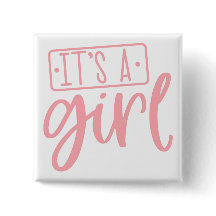 Es ist ein Niedlicher Knopf für die Girl-Feier