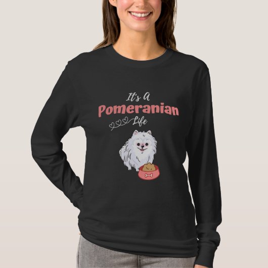 Es ist ein Niedlicher Spitz T-Shirt (Vorderseite)