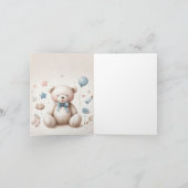 Es ist ein niedlicher Teddybär mit Flachbildschirm Ankündigung (Innenseite)