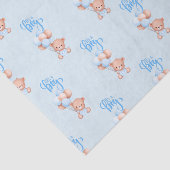 Es ist ein Niedlicher Teddybärspielzeug mit Balloo Seidenpapier (Ausschnitt)