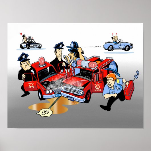 Es ist ein Notfall! Wo bist du? Poster (Vorne)