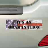 Es ist ein Obamanation Autoaufkleber (Auf Auto)