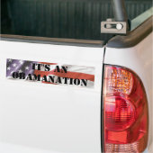 Es ist ein Obamanation Autoaufkleber (Auf Lkw)