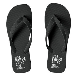 Es ist ein Pappa Thing Father Gift Badesandalen