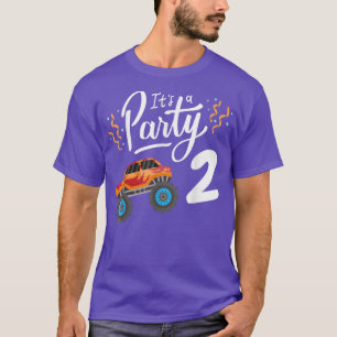 Es ist ein Party 2 Themed Monster Truck Geburtstag T-Shirt