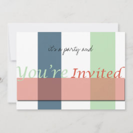 Es ist ein Party Einladung