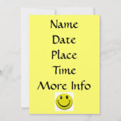 Es ist ein Party! Einladung (Rückseite)