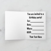 Es ist ein Party! Einladung von Pinguin (Innenseite)