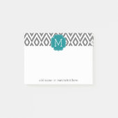 Es ist ein Party - Ikat-Muster mit benutzerdefinie Post-it Klebezettel (Vorderseite)