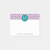 Es ist ein Party - Ikat-Muster mit benutzerdefinie Post-it Klebezettel (Vorderseite)