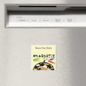 Es ist ein Party Save the Date Magnet (In Situ (Geschirrspüler))