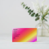 Es ist ein Party - schattierte Visitenkarte (Stehend Vorderseite)