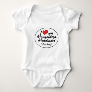 Es ist ein Pferd! I Liebe mein Mangalarga Baby Strampler