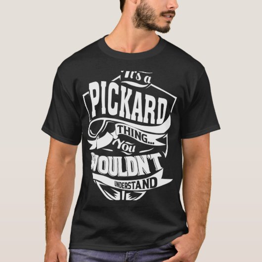 Es ist ein PICKARDThing T-Shirt (Vorderseite)