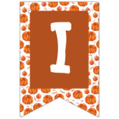 Es ist ein Pumpkin Party Banner (Erste Fahne)