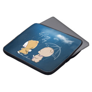 Es ist ein regnerischer Tag 15" Laptopschutzhülle