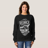 Es ist ein RESNICK-Sache Geschenke Sweatshirt (Vorne ganz)
