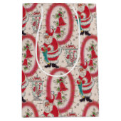 Es ist ein Retro-Weihnachten     Mittlere Geschenktüte (Vorderseite)