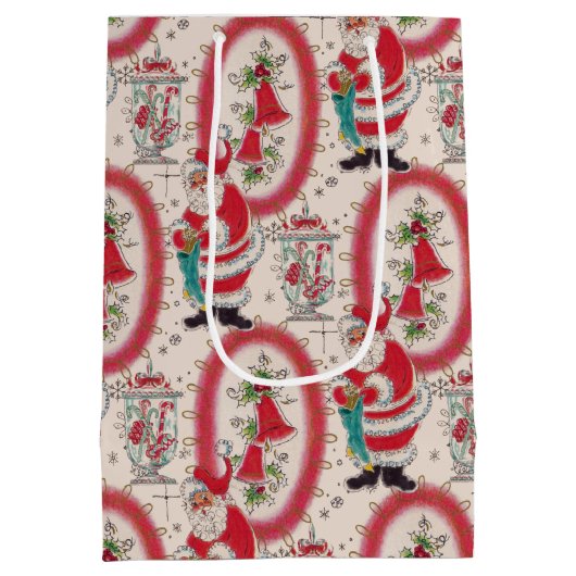 Es ist ein Retro-Weihnachten     Mittlere Geschenktüte (Rückseite)