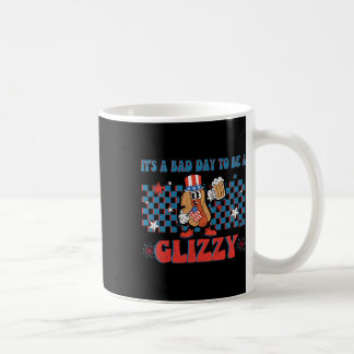 Es ist ein schlechter Tag, am 4. Juli ein glänzend Kaffeetasse