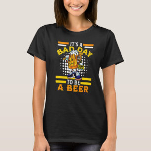 Es ist ein schlechter Tag, ein Bier-Retro-Alkoholg T-Shirt