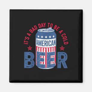 Es ist ein schlechter Tag, ein kaltes Bier zu sein Magnet