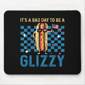 Es ist ein schlechter Tag, eine glanzvolle Flagge Mousepad